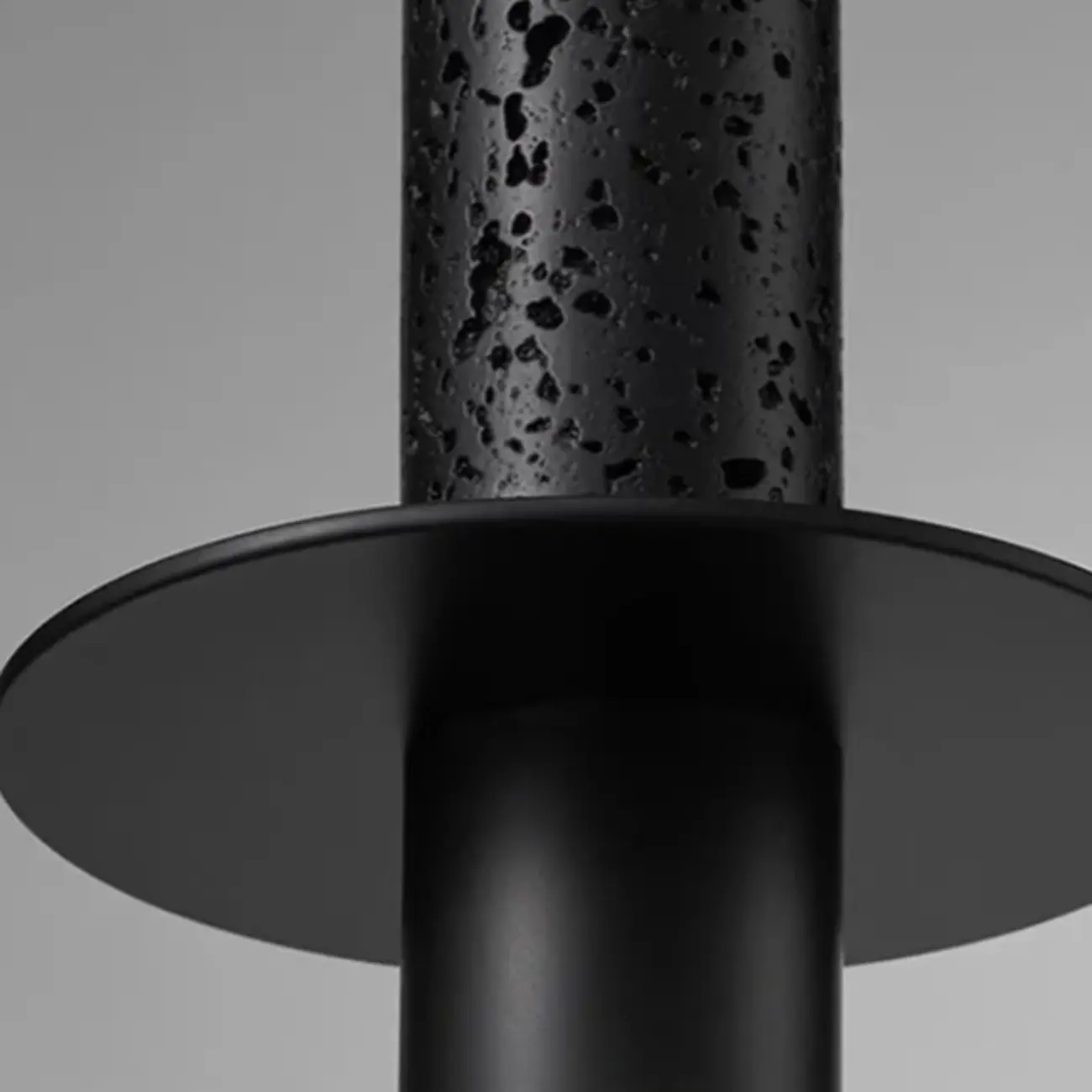 Art Deco Black Stone Geometric Bedroom LED Pendant Light