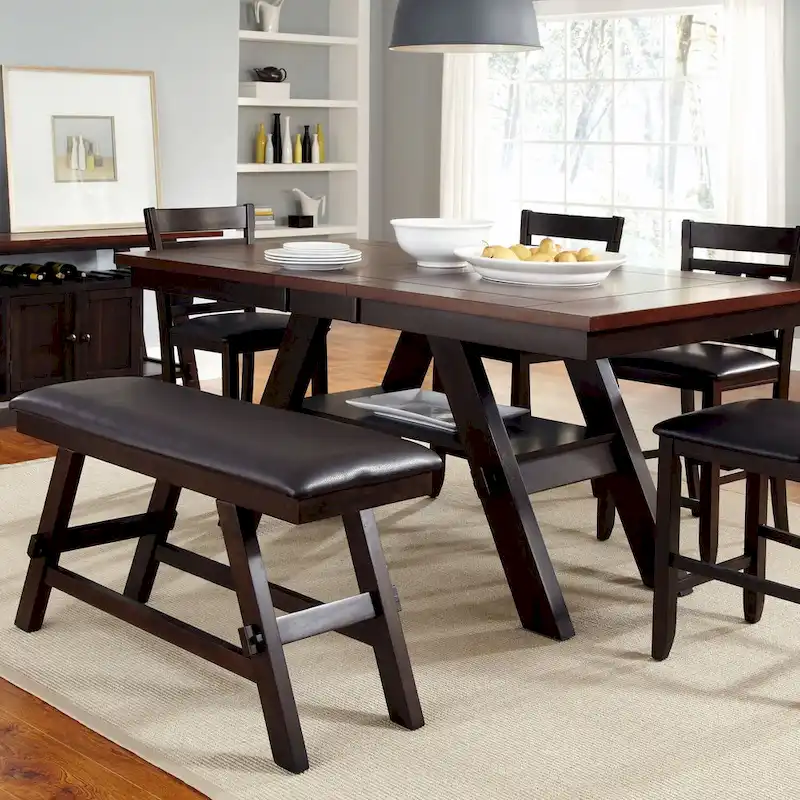 Dark Espresso Counter Bench