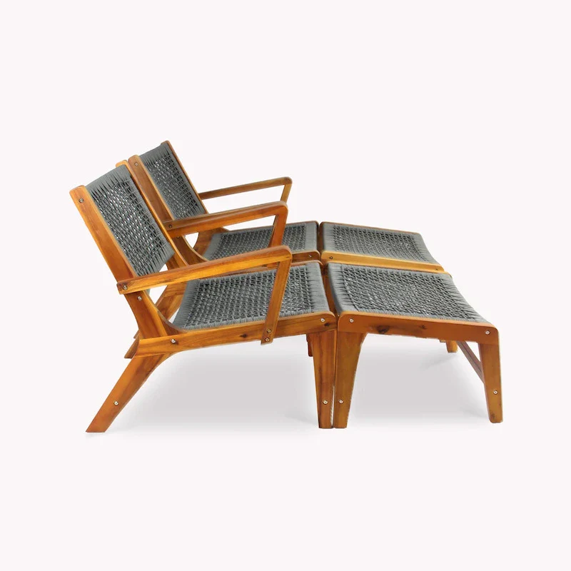 Twin Sevilla Rope Chair Set - N/A