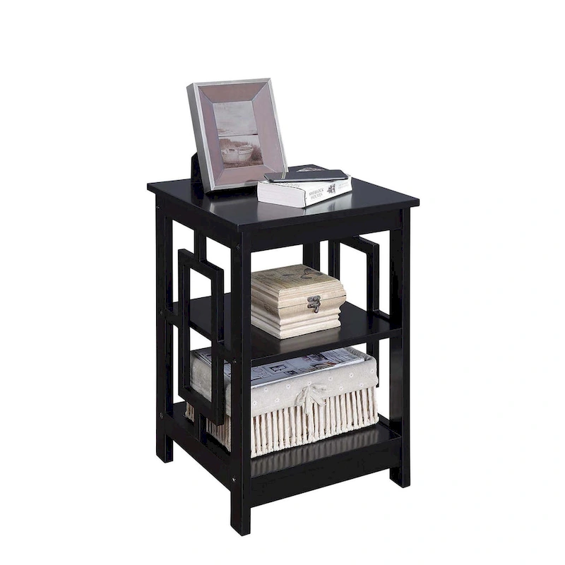 Convenience Concepts Town Square End Table with Shelves