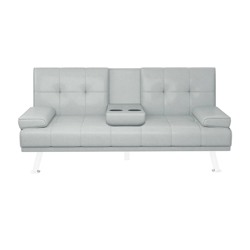 Sleeping Functional Sofa,Folding Sofa,Folding Bed,Leather