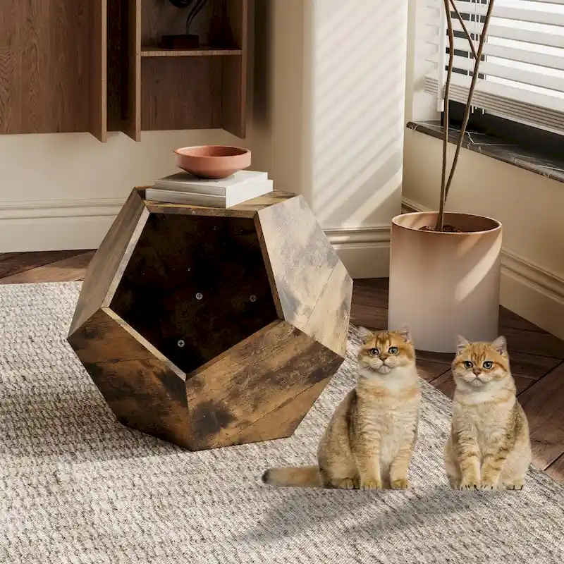 25.98 Shaped Modern Pet Furniture Cat Kennel Side Table