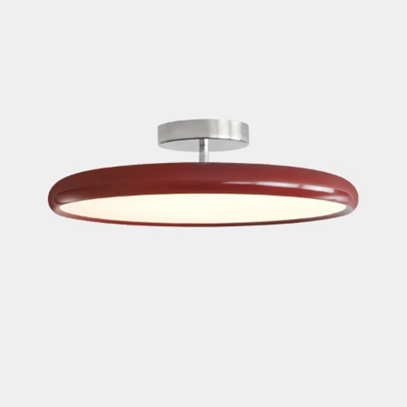 Modern Dimmable Semi Flush LED Ceiling Light for Bedroom