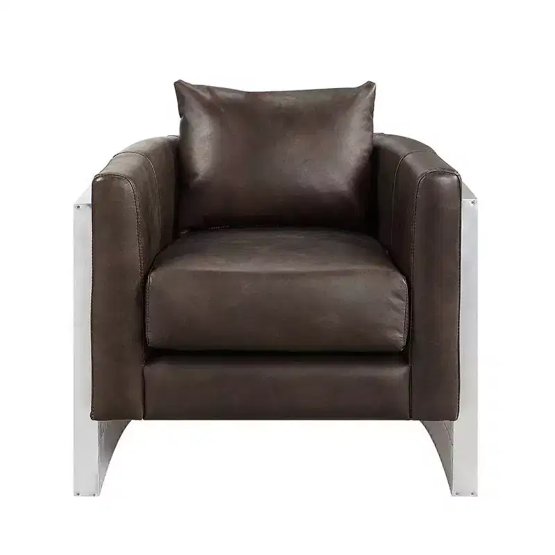 Acme Furniture Betla Leather Accent Chair Espresso