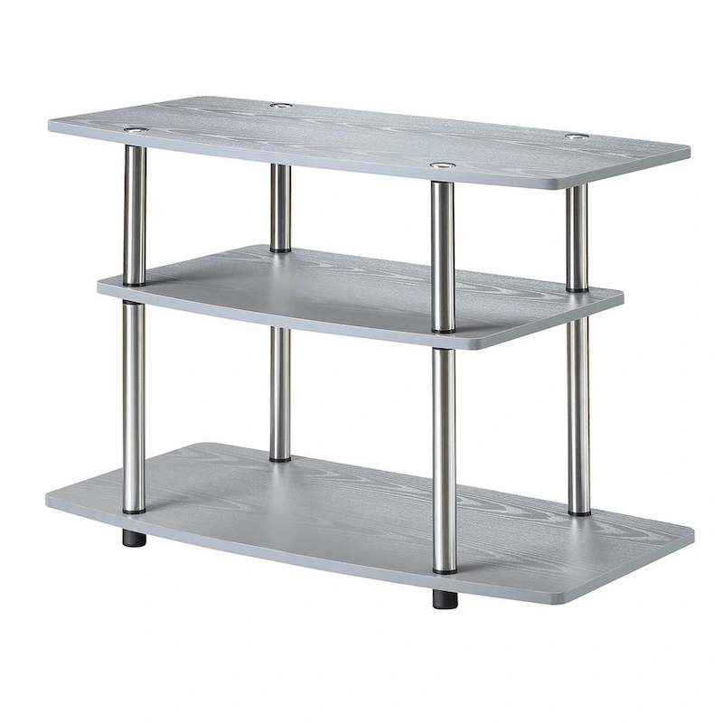 Convenience Concepts Designs2Go No Tools 3 Tier TV Stand