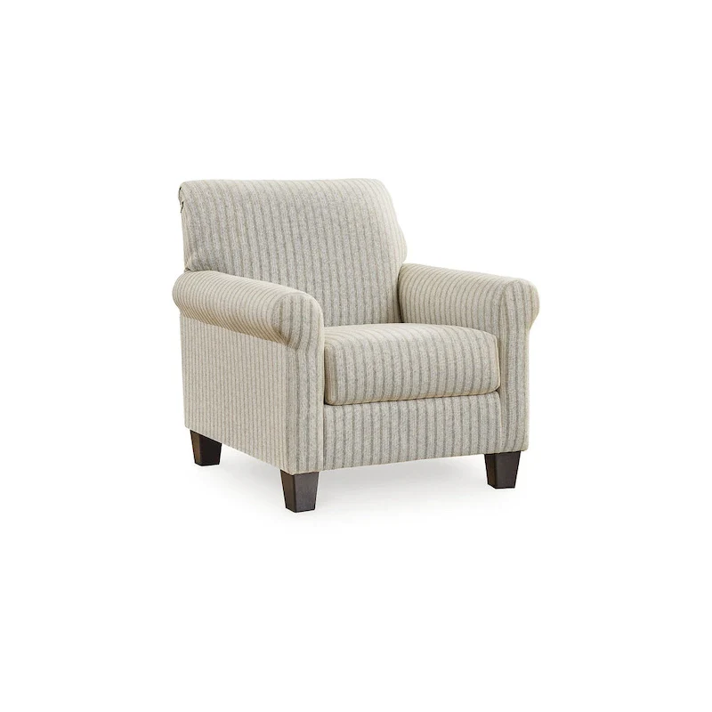 Valerani Brown/Beige Accent Chair - 36W x 36D x 36H