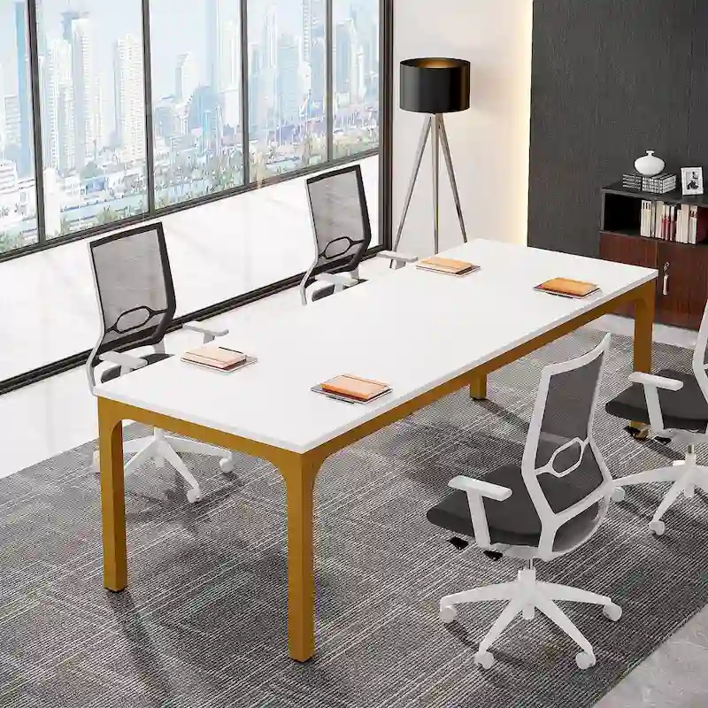 6.5FT Rectangle Conference Meeting Seminar Business Table