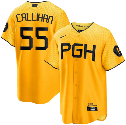 Tyler Callihan Pittsburgh Pirates City Connect Jersey