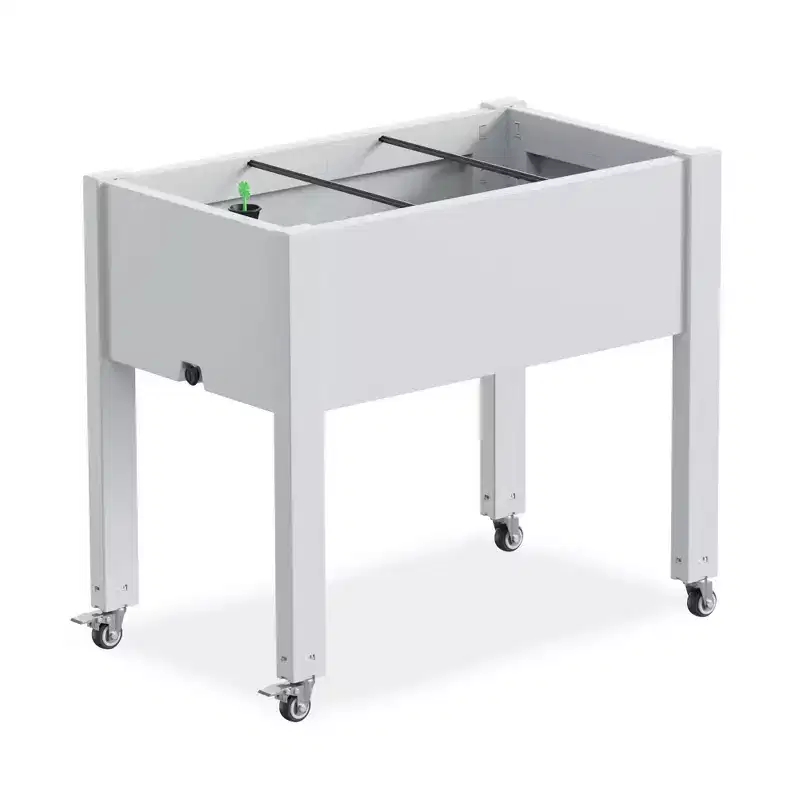 Chic Crate - Srushti Raised Garden Bed with Wheels for Indoor & Outdoor