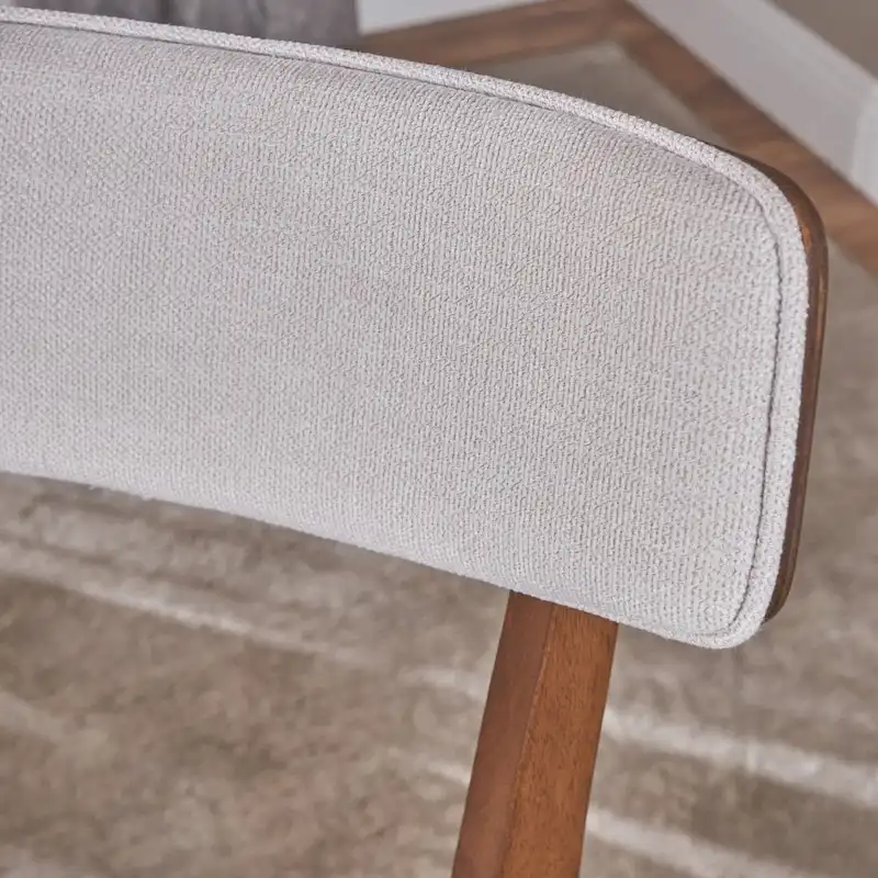 Christopher Knight Home Abrielle Mid-Century Modern Fabric Dining Chair - N/A