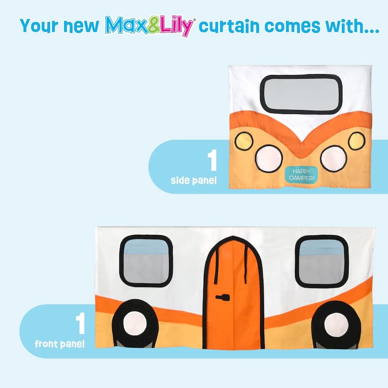 Max and Lily Cotton Underbed Camper Van Curtain