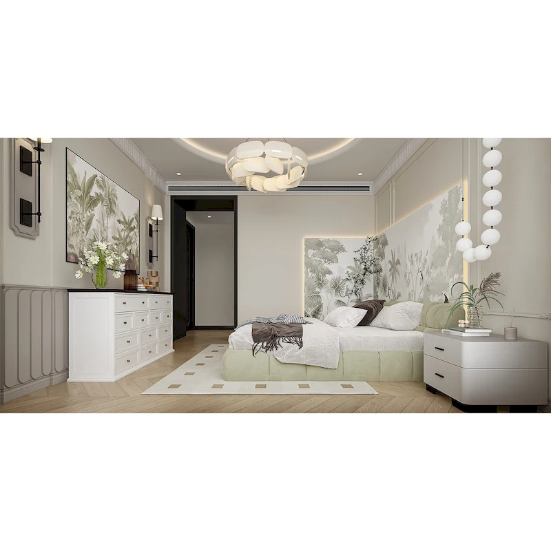 61W Legant 12-Drawer Dresser for Modern Home Decor Accent Cabinet