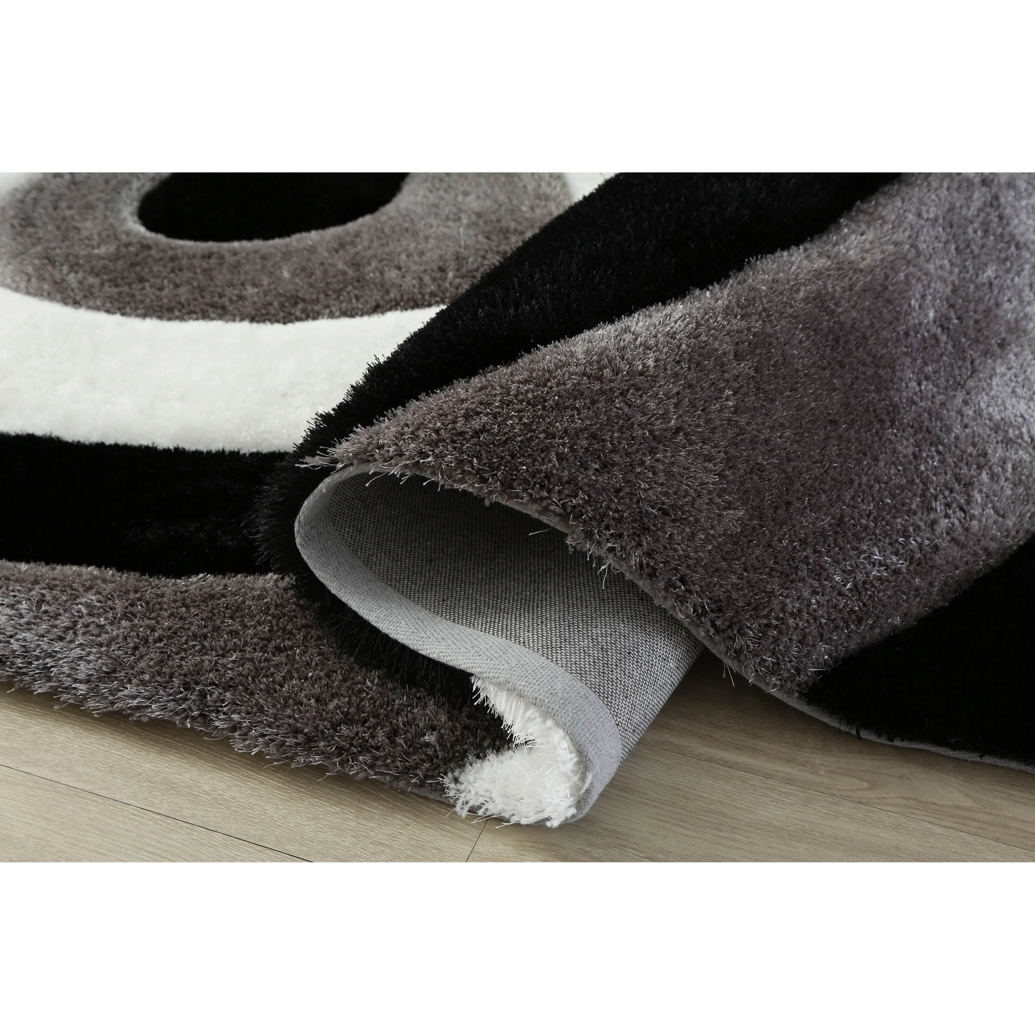 Mateos Shag Abstract Designed Area Rug