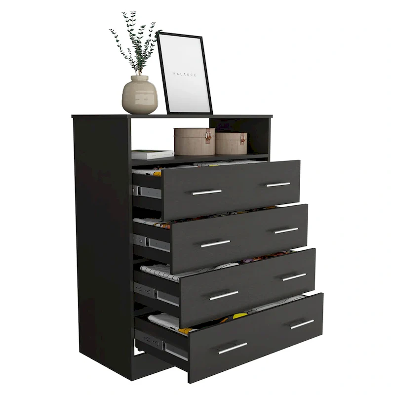 4-Drawer Dresser with Countertop