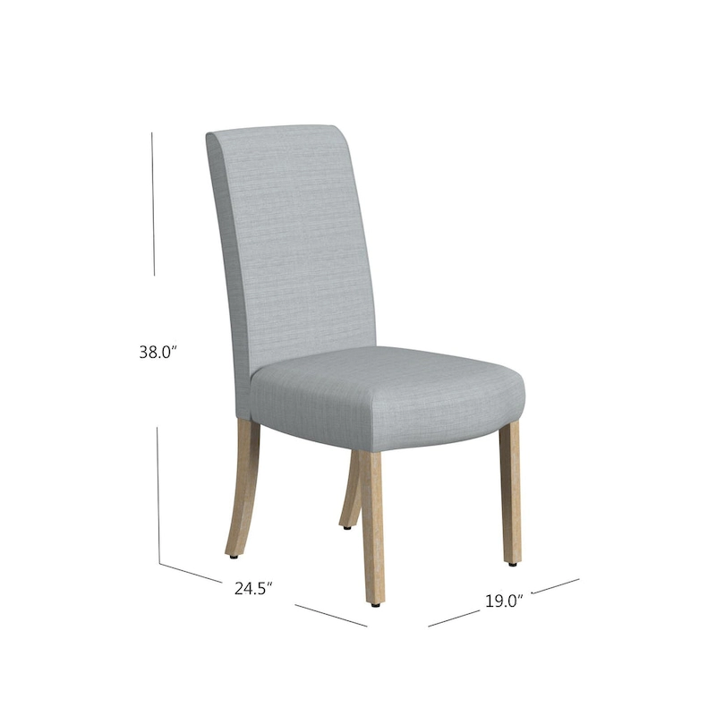 HomePop Scalloped Detail Dining Chair - Set of 2