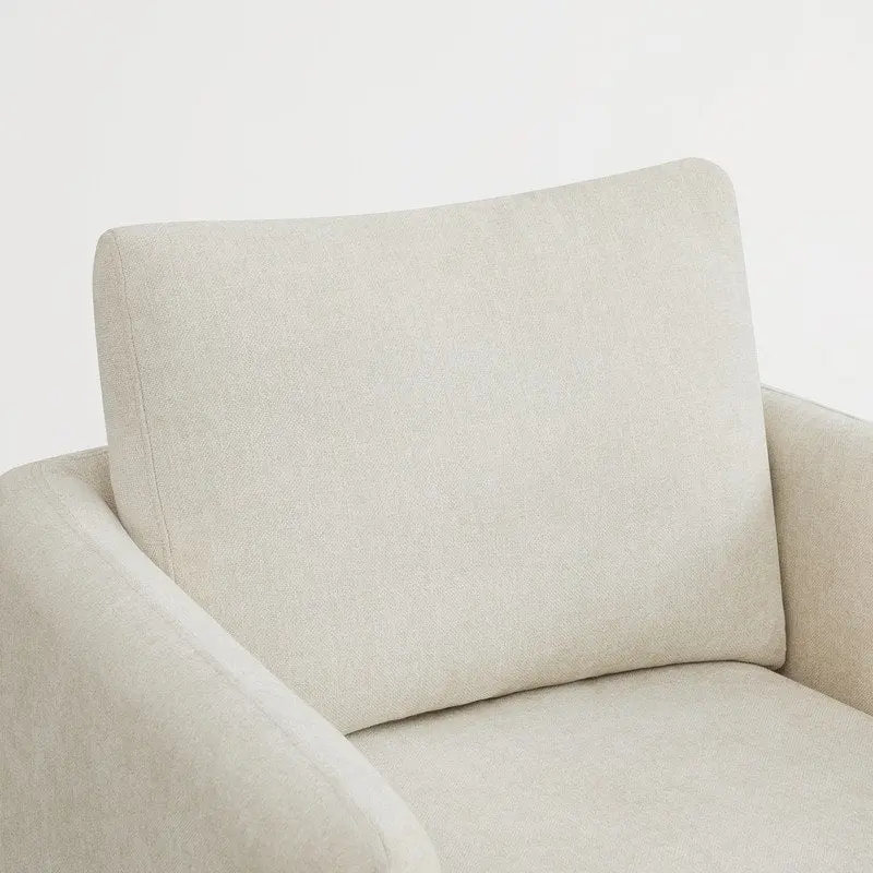 Rebecca Swivel Accent Chair Armchair with Back Cushion