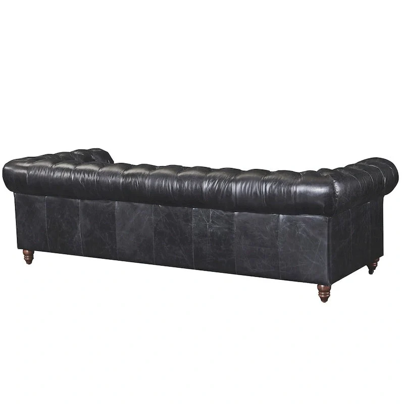 Century Chesterfield Sofa - Light Chestnut Leather