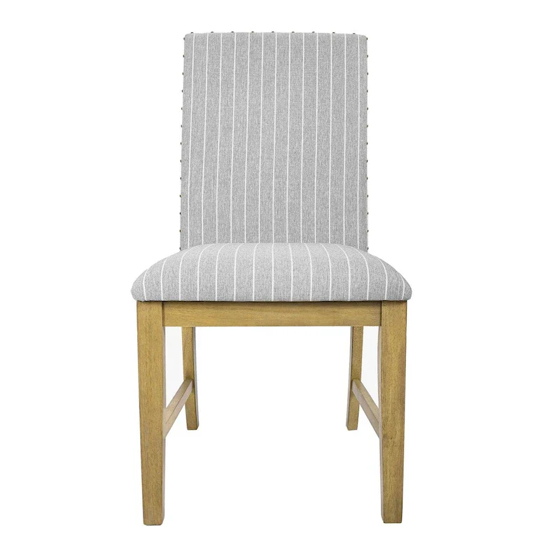 HomePop Upholstered Wood Apron Dining Chair - Set of 2