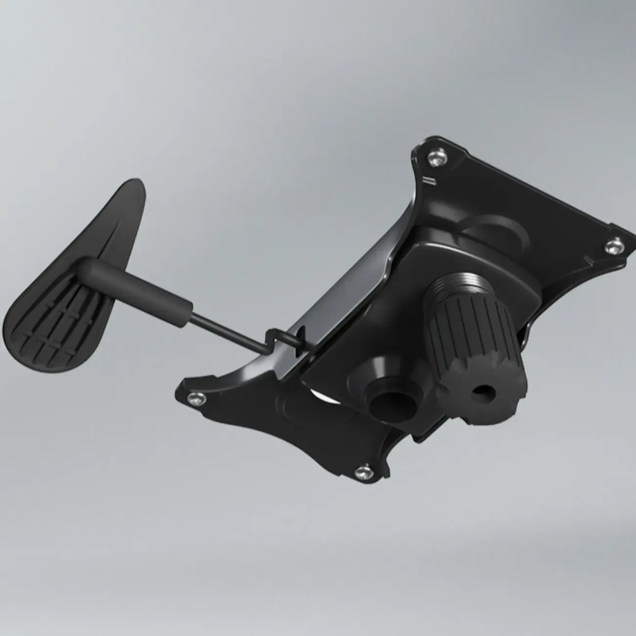 Modern Leather Mid-Back Ergonomic Swivel Office Chair