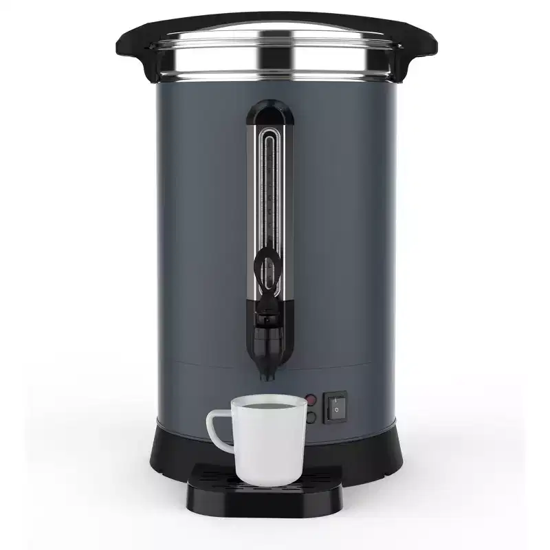 Commercial Coffee Urn, 18L Double Wall Insulated Coffee Dispenser, 4.8Gal Hot Coffee Maker with Automatic Temperature Control, for Party, Buffet