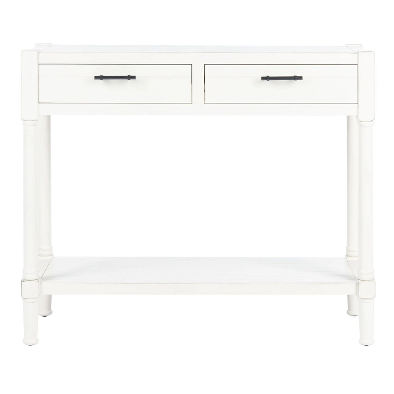 SAFAVIEH Phillis 2-Drawer Console Table - 35.5 W x 13 L x 29.5 H - 36Wx13Dx30H