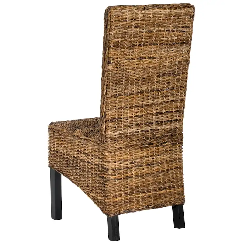 SAFAVIEH Candy Natural Wicker Dining Chair (Set of 2) - 19 W x 22 D x 41 H - 19Wx22Dx41H