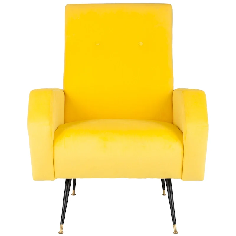 SAFAVIEH Senja Mid-Century Modern Retro Club Chair - 27.5  x 34.8  x 37  - 28Wx35Dx37H