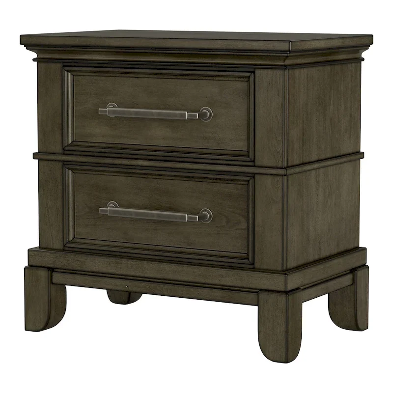 Furniture of America Evva Traditional Grey 3-Piece Panel Bedroom Set