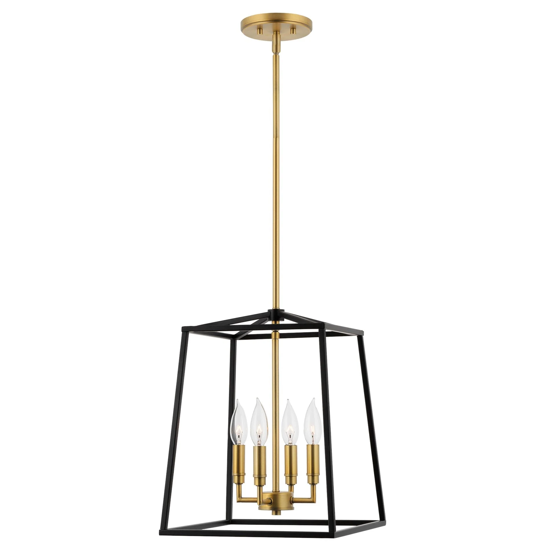 Bellevue 16 4-Light Modern Farmhouse Lantern Pendant Light