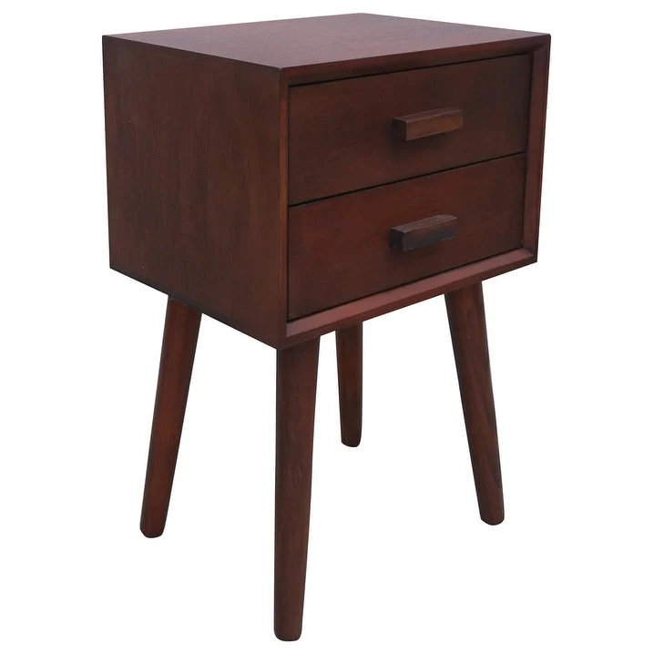 Two Drawer Side Table