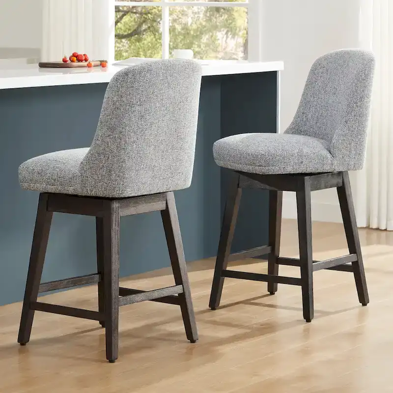 Phoebe Modern Counter Height Barstool Set of 2