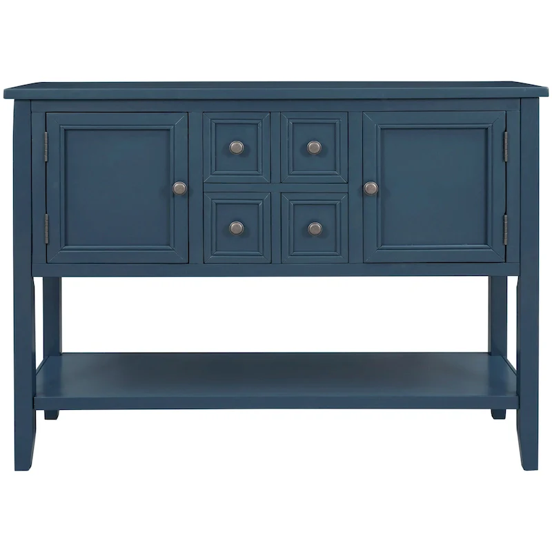 Modern Buffet Sideboard Console Table with Bottom Shelf