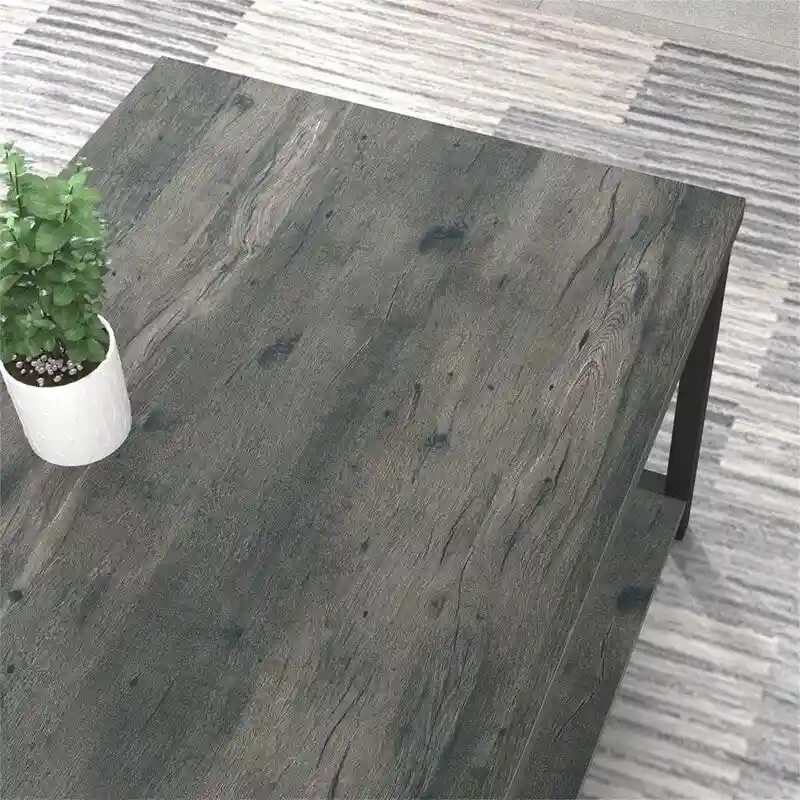 Coffee Table Rustic Wood - 21.6D x 39.3W x 17.7H