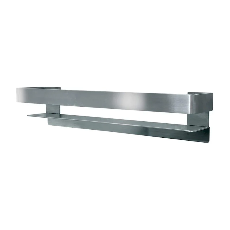 20-in Stainless Steel Grab Bar Shelf with Rail - Champagne Bronze / Polished Chrome / Brushed Stainless / Matte Black