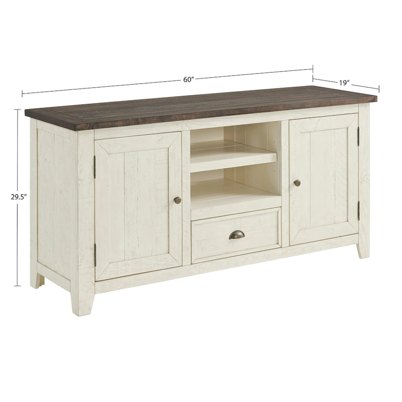 The Gray Barn Downington Solid Wood 60-inch TV Stand