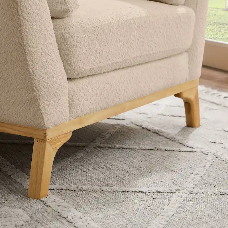 VANOMi 41.7  Modern Flared Arm Accent Chair