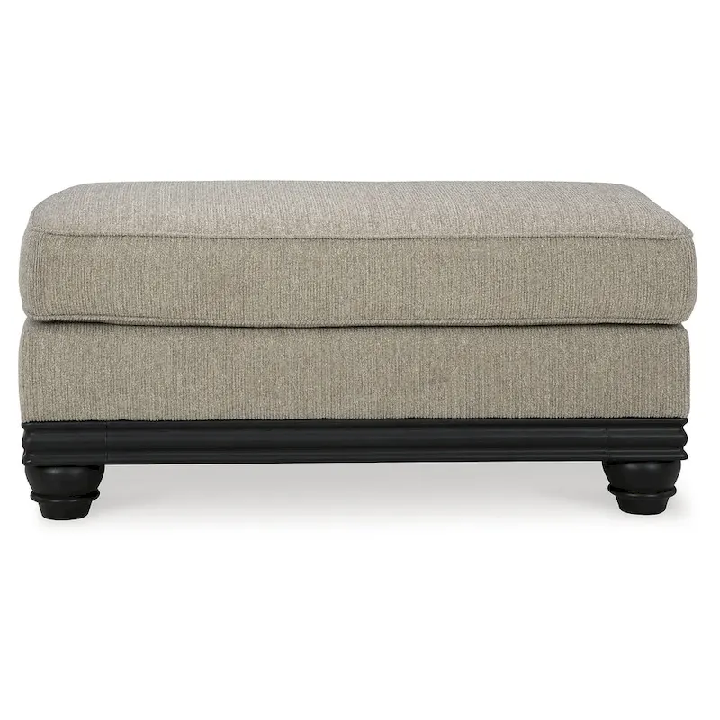 Elbiani Gray Ottoman