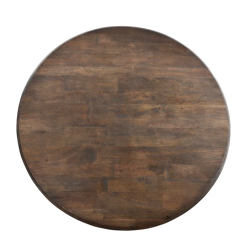Toulon 60  Round Weathered Mango Dining Table
