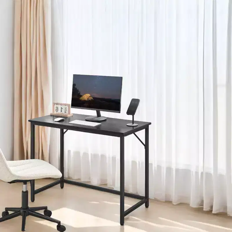 Industrial Style Computer Desk, Gaming Desk, Home Office Desk, Metal Frame, for Small Spaces A Sturdy Metal Frame Gaming & Home Office Desk