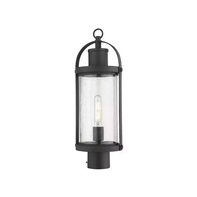 Z-Lite Roundhouse 1 - Light Lantern in Black