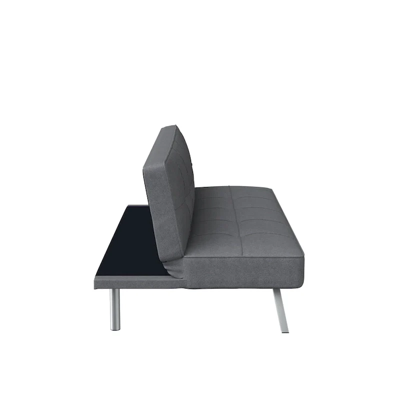 Convertible Sofa with Finger Guard – Sofa, Lounger & Full-Size Bed