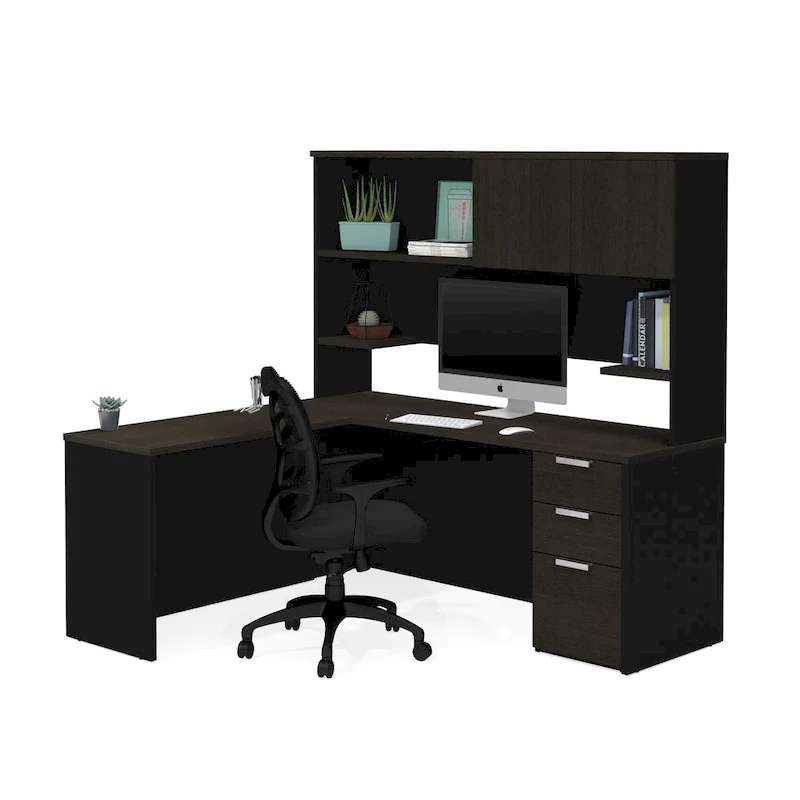 Bestar Pro-Concept Plus L-Desk with Hutch