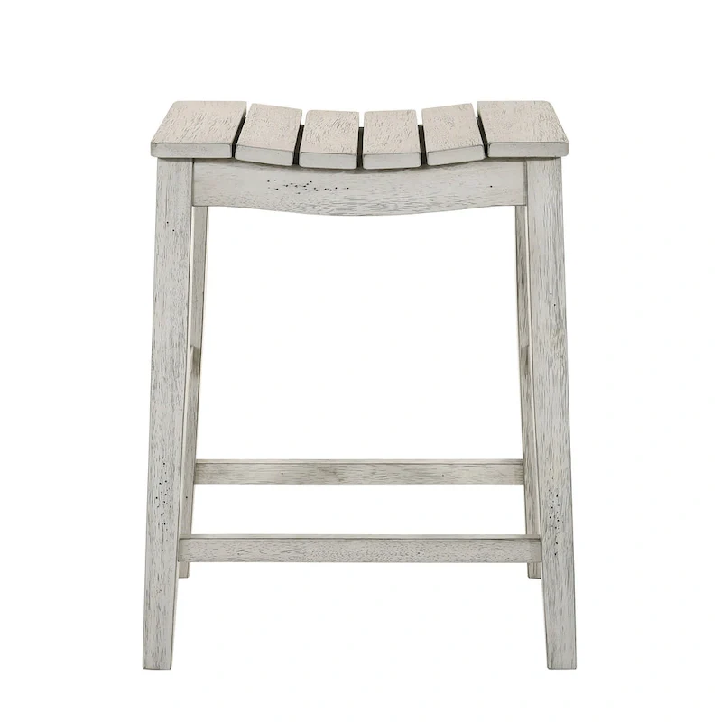 Farmhouse Wood 5-Piece Counter Height Dining Table and Stool Set
