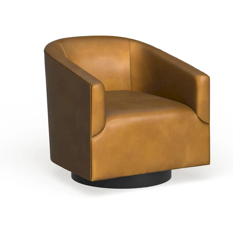 Gilbert Wood Base Swivel Chair by Greyson Living