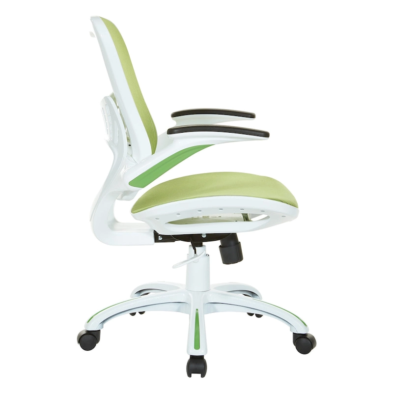 Riley Office Chair with White Mesh Seat and Back