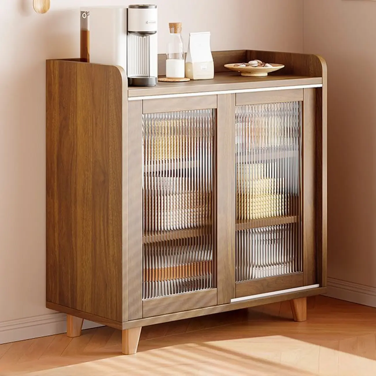 Modern Slab Sideboard with Drawers Cabinets