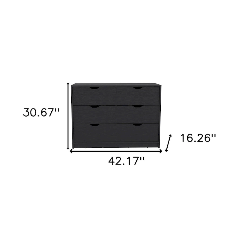 42 Inch Dresser with 4 Drawers for Bedroom Storage and Organization