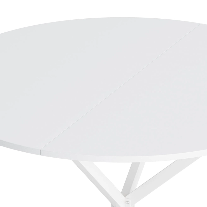 42.13 Modern Cross Leg Round Dining Table
