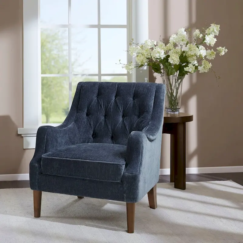 Modern Button Tufted Accent Chair