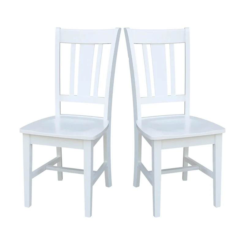 International Concepts Solid Wood San Remo Splatback Chairs, Set of 2